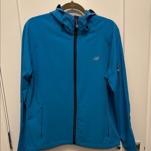 New Balance Vibrant Blue Hooded Jacket